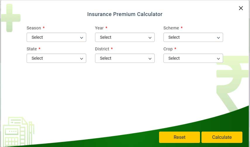 pmfby Insurance Premium Calculator