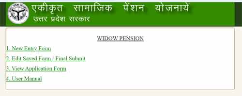 vidhwa pension yojana up amount