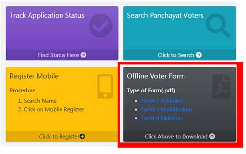 up gram panchayat voter list download
