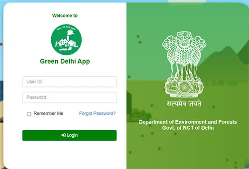green delhi app login