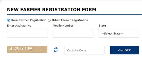 pm kisan registration form