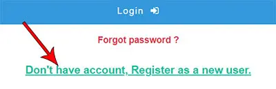 Don't have account Register as a new user