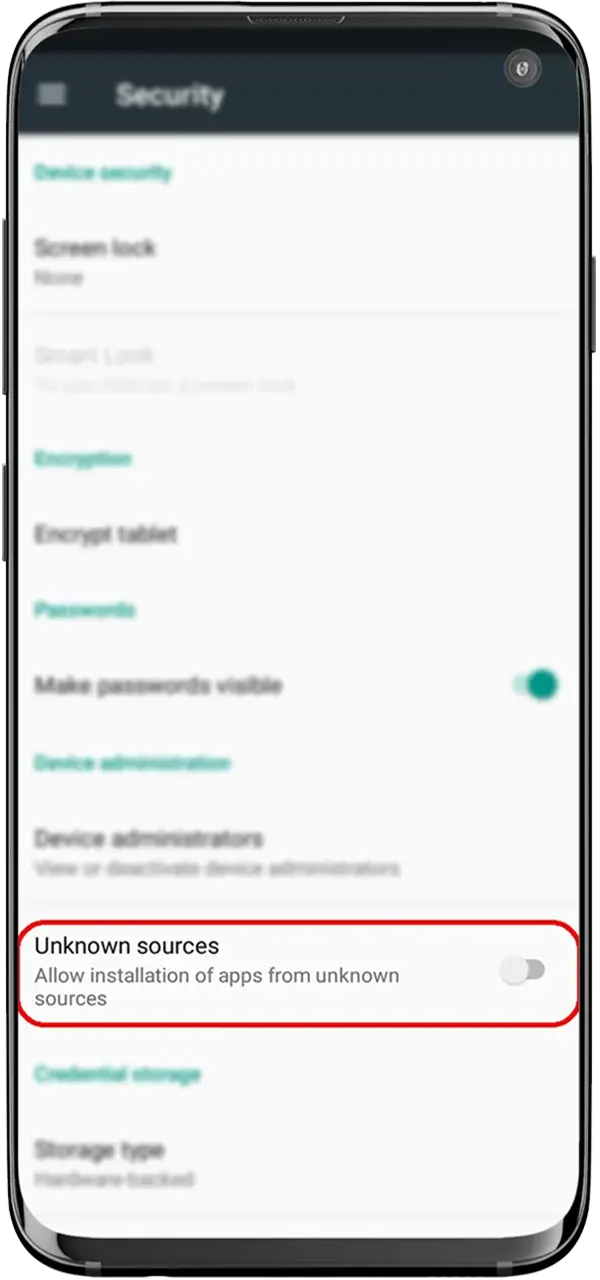 Set up your smartphone to install the 1Win app.