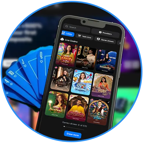 Play at 1Win Casino and launch live dealer games in the app.